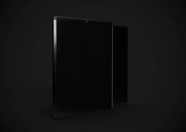 Tabletler Siyah Resim Resim — Stok fotoğraf