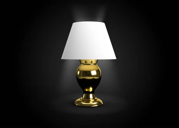 Bedside Lamp Design 3D Render