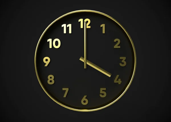 Часы Концепция Времени Рендер — стоковое фото