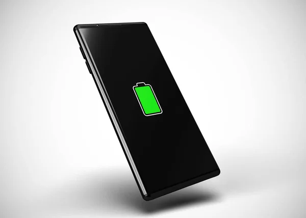 Akıllı telefon, cep telefonu, geri dönüş. Model Yukarı. 3d Hazırlama