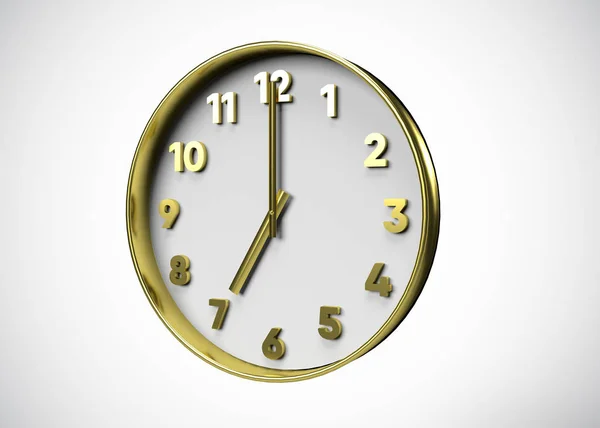 Orologio Concetto Tempo Render — Foto Stock