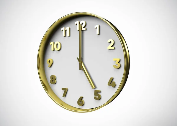 Orologio Concetto Tempo Render — Foto Stock