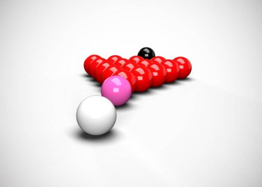  Bilardo oyunu. Bilardo topları, bilardo