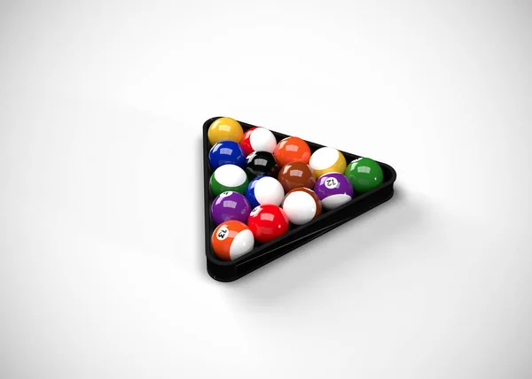 Billiard Table Billiard Balls Pool — Stock Photo, Image