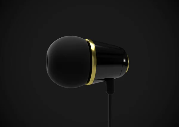 Auriculares Ear Earphone3D Render —  Fotos de Stock