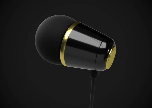 Sluchátka Ear Earphone3D Render — Stock fotografie