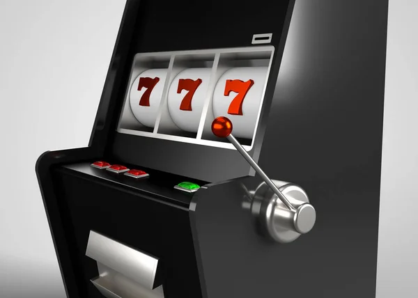 Slot Machine Render — Stockfoto