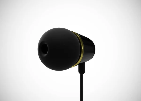 Auricolare Ear Earphone3D Render — Foto Stock