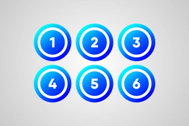 Bingo Topları Vektör İllüstrasyonu