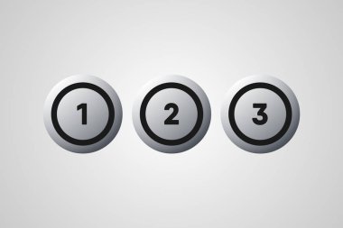 Bingo Topları Vektör İllüstrasyonu