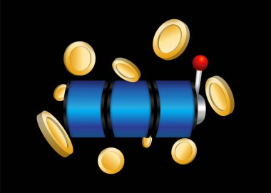 Slot Makinesi 3d Hazırlama, vektör