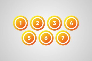 Bingo Topları Vektör İllüstrasyonu