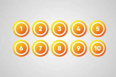 Bingo Topları Vektör İllüstrasyonu  