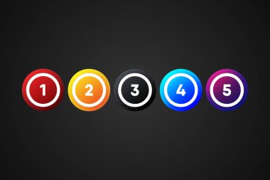 Bingo Topları Vektör İllüstrasyonu