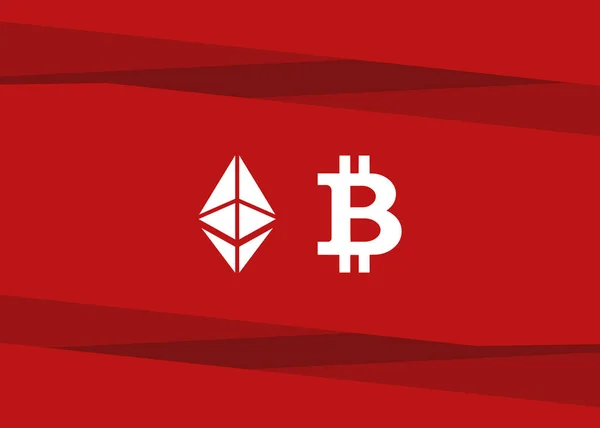 Kripto para birimleri vektör resimleme simgeleri 