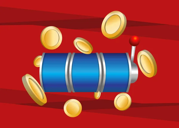 Slot Makinesi Hazırlama — Stok Vektör