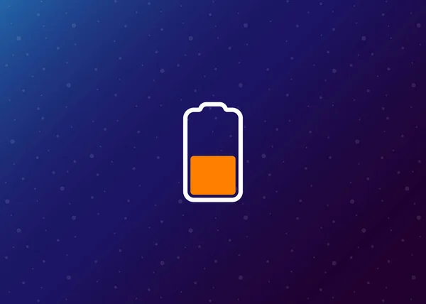 Battery Charge Range Vector Illustration — 스톡 벡터