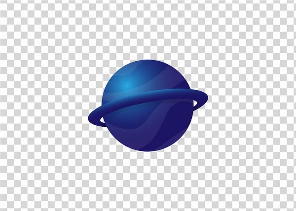 Planet Kosmos Rymden Vektorillustration — Stock vektor