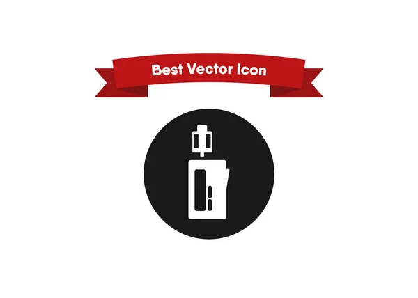 Vape Icon Cigarette Symbol Device Quit Smoking Juice Illustration Vectorielle — Image vectorielle