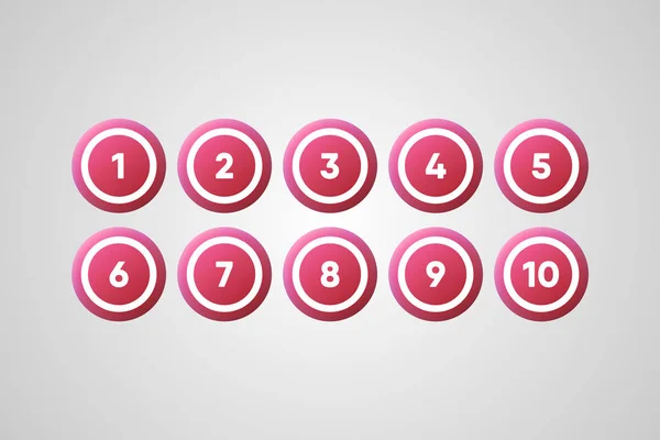 Bingo Topları Vektör İllüstrasyonu