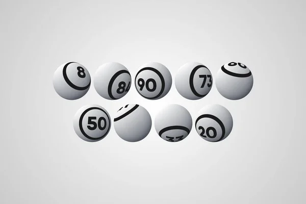 Bingo Bolas Vector Ilustración — Vector de stock