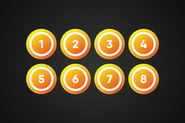 Bingo Topları Vektör İllüstrasyonu