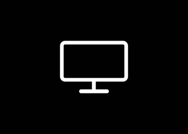 Bilgisayarın vektör illüstrasyonu