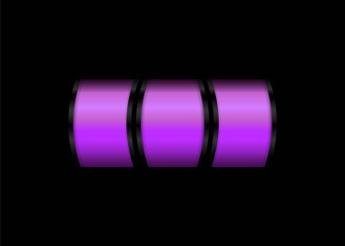 Slot Makinası 3d Render. Vektör illüstrasyonu  