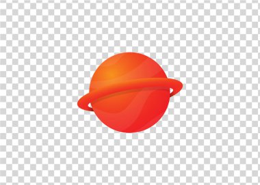 Gezegen, evren, uzay. Vektör illüstrasyonu 