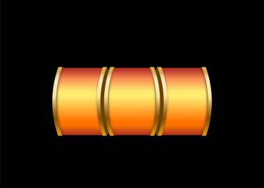 Slot Makinası 3d Render. Vektör illüstrasyonu