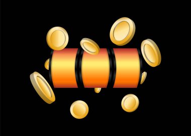 Slot Makinesi 3d Hazırlama, vektör