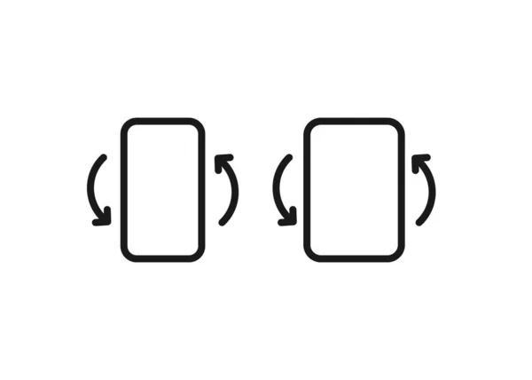 Smartphone Tablet Rotation Vector — 스톡 벡터