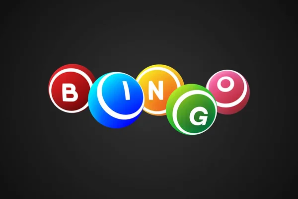 Bingo Topları Vektör İllüstrasyonu