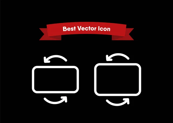 Smartphone Tablet Rotation Vektor — Stockvektor