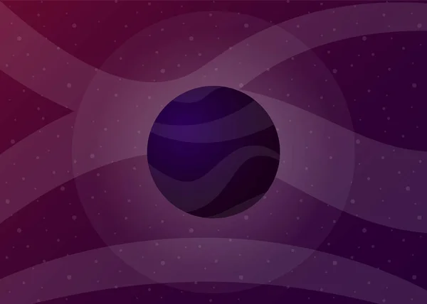 Planète Cosmos Espace Illustration Vectorielle — Image vectorielle