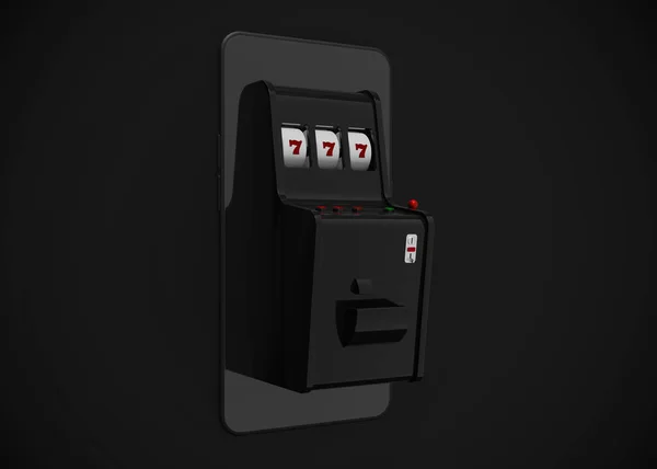 Slot Machine Render — Foto Stock