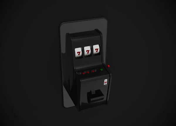 Slot Machine Render — Stock Photo, Image