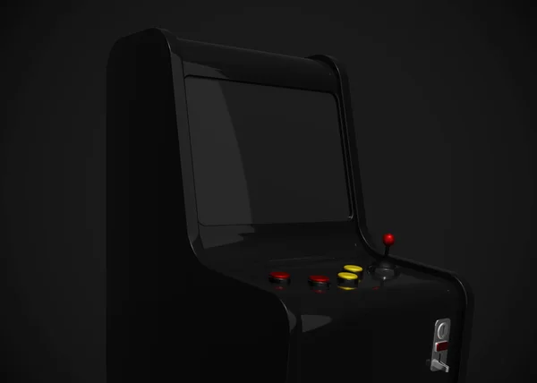 Arcade Machine Retro Gaming Style Joystick Buttons Render — Stock Photo, Image