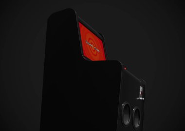 Oyun Makinesi Para Ekran Retro Oyun Biçimini Oyun Çubuğu ve Düğmeleri 3d Render ile Ekle