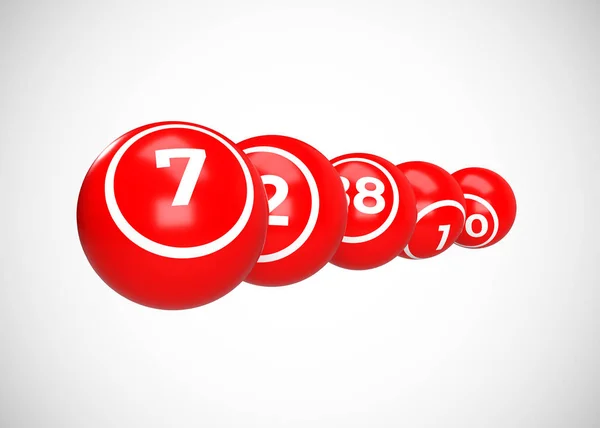 Parlak Bingo Topları 3d Hazırlama