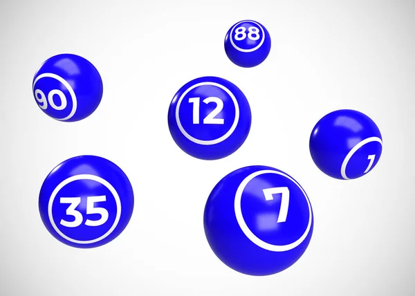 Parlak Bingo Topları 3d Hazırlama