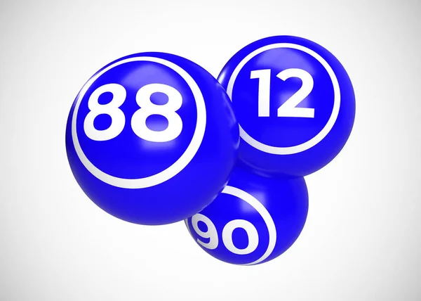 Блискучі Bingo Balls Render — стокове фото