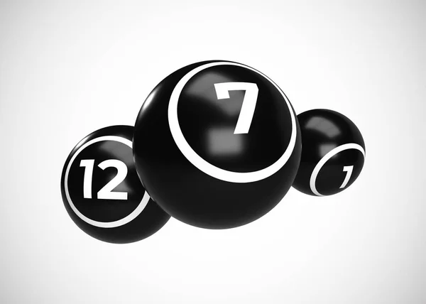 Parlak Bingo Topları 3d Hazırlama