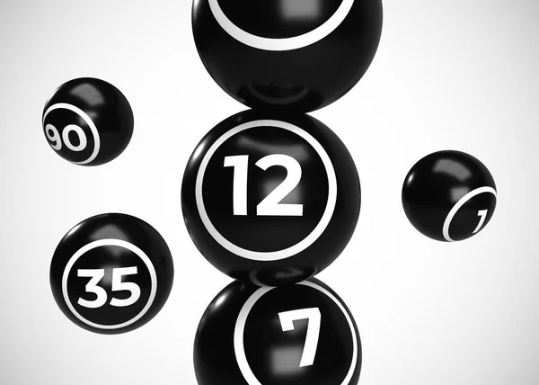 Parlak Bingo Topları 3d Hazırlama