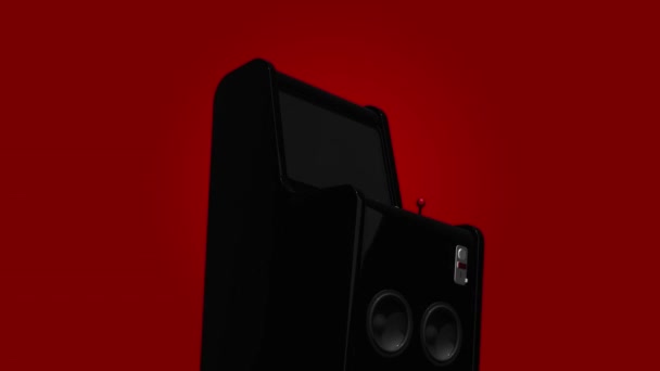 Style de jeu rétro de machine d'arcade avec le joystick et les boutons 3D Render 4K 