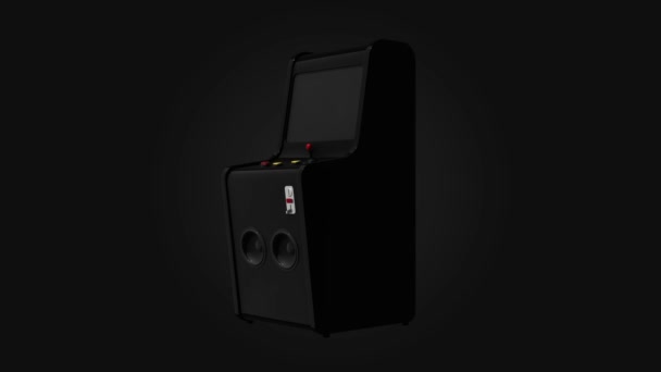 Arcade Machine Retro Gaming Style Joystick Buttons Render — 비디오