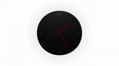 Saat Sayımı 24 Saat Hızla Hızlanan 4K HD