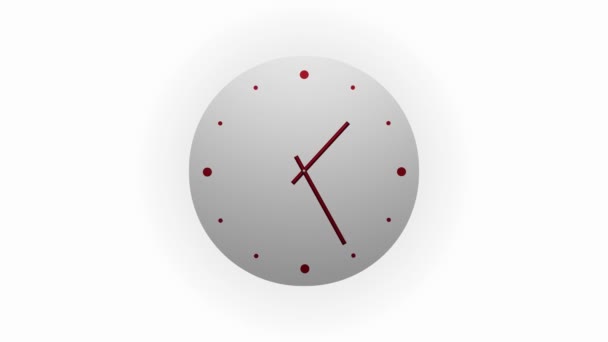 Ρολόι Αντίστροφη Μέτρηση Ώρες Την Ημέρα Γρήγορη Ταχύτητα Time Lapse — Αρχείο Βίντεο