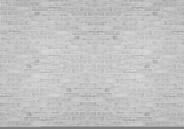 White Grunge Backsteinwand Hintergrund — Stockfoto