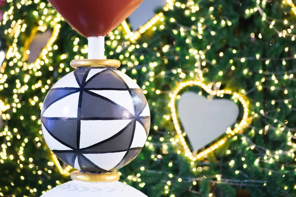 Magical ball and Christmas blur bokeh background — Stock Photo, Image